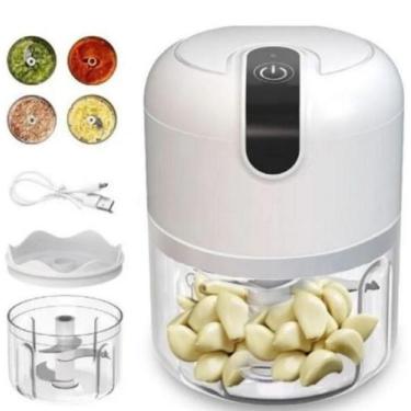 Imagem de Mini Moedor e Processador de alimentos sem fio Recarregavel USB para a