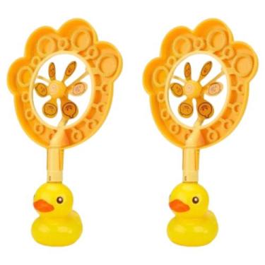 Imagem de kit 2 Brinquedos Bolha de Sabão Moinho giratorio para criança cata ven