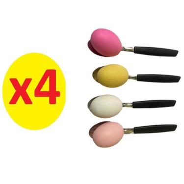 Imagem de Kit 4 Un Brincadeira Corrida Equilíbrio Colher E Ovo Arraia - Lynx