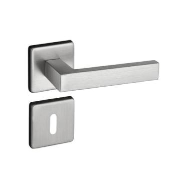 Imagem de Fechadura 409 com Roseta Cromo Acetinado Interna - Pado