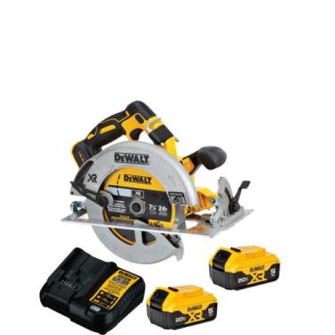 Imagem de Serra Circular 2 Baterias 20v 7.1/4'' Dcs570 Dewalt Completa