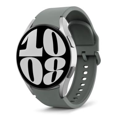 Imagem de MoKo Compatível com Samsung Galaxy Watch 6 5 4 Band 40 mm 44 mm, Galaxy Watch 5 Pro Band 45 mm, Galaxy Watch 6 Classic Band, 4 pulseiras clássicas, pulseira esportiva de silicone de 20 mm mulheres e
