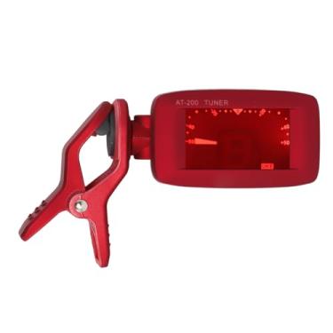 Imagem de Afinador de Clipe de Display Digital LCD Com Calibração Acústica para Guitarra, Violino, Baixo e Ukulele, Fácil de Operar, Faixa de Afinação de A0 a C8 para Detecção Precisa de Tom