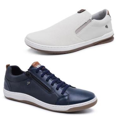 Imagem de Kit 2 Sapatênis - SlipOn Calce Fácil e Tênis Urban Casual - Bardone, A