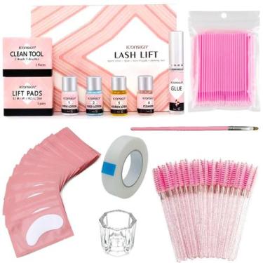 Imagem de Kit Lash Lifting Pads Escovinha com Micropore CL21 - UNHADORO