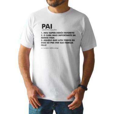 Imagem de Camiseta Pai Dicionário Meu Herói Melhor Amigo Frase - SEMPRENALUTA, B
