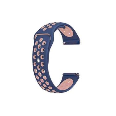 Imagem de Pulseira Sport 20mm para GTS4 Mini A2176 - Estilo no Pulso, Azul com R