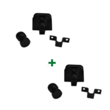 Imagem de Kit janela blindex de correr com 4 folhas - Preto - Demarcos Engenhari