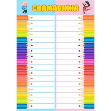 Imagem de Banner de Lona Educativo Chamadas Chamadinha - 85x60cm - Fabrika de Fe