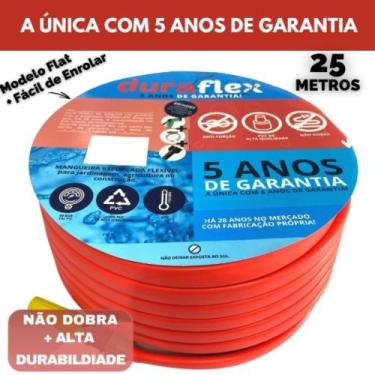 Imagem de Mangueira para Jardim DuraFlex Laranja Chata 25 Metro