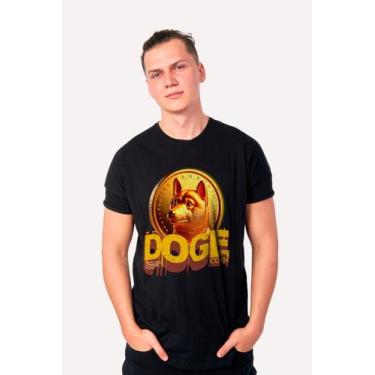 Imagem de Camiseta Dogecoin - nerd chic, XGG, Preto