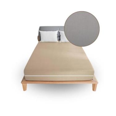 Imagem de Capa De Colchão Casal Queen Malha Gel com ziper cor lisa - Genérica, M