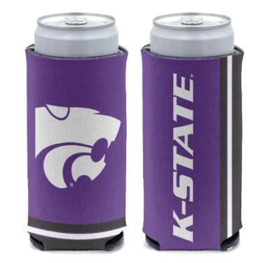 Imagem de NCAA Kansas State Wildcats Slim Can Cooler, cores do time, tamanho único