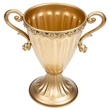 Imagem de MAGICLULU Arranjo De Flores Ornamentos Vaso De Ferro Vintage Para Casamento Vaso De Flores Decorativo Base De Vaso Pequeno Personalizada Para Decoração De Quarto