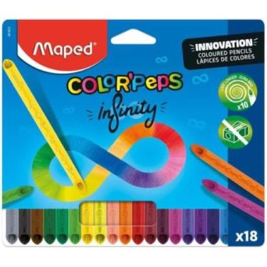 Imagem de Lápis de Cor ColorPeps Infinity, 18 Cores, Maped