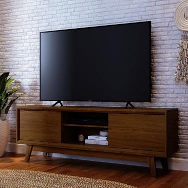 Imagem de Rack para Tvs até 65 Pol Atlas 58,5x164x36,5 Cm Cumaru