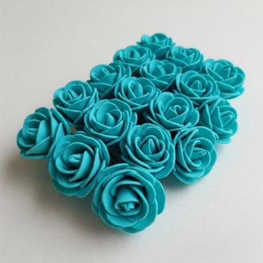 Imagem de Mini Rosas de EVA Rosinha  Raminhos com Flores Delicadas para Decoraçã