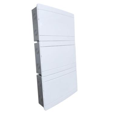 Imagem de Andaluz Quadro de Distribuição Elétrica 12 Disjuntores Din Sobrepor Branco 193mm x 309mm x 89mm
