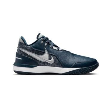Imagem de Tênis de basquete Lebron NXXT Gen AMPD (FJ1566-400, Armory Navy/Sail/Metallic Silver/Light Silver), Azul marinho/vela/prata metálica/prata clara, 42