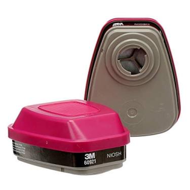 Imagem de Cartucho/Filtro respirador 3M P100 60921, 1 par, ajuda a proteger contra vapores orgânicos e partículas
