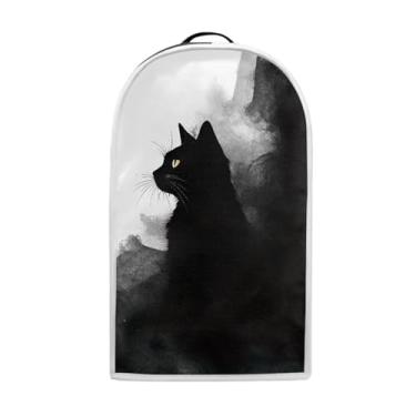 Imagem de PJHEQOXE Capa para liquidificador de gato com pintura a tinta, suporte para misturador, capa antiimpressão digital, capa de liquidificador para casa, cozinha, capas universais para eletrodomésticos