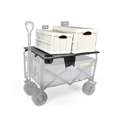 Imagem de Capa para toldo de vagão para mesa dobrável, cobertura para vagão de praia para jardim ao ar livre, vagão dobrável para exteriores, carrinho de mão portátil, acessórios para a parte superior d