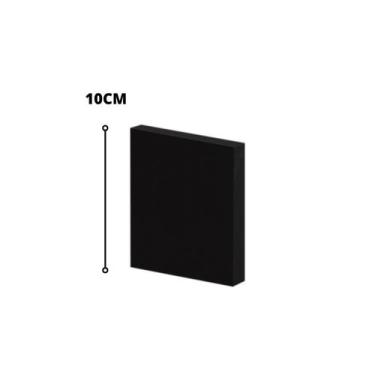 Imagem de Guarnição Poliestireno 10cm Liso Preto 40010 Arquitech