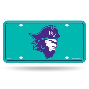 Imagem de Rico Industries NCAA Florida Southwestern State College Buccaneers Metal Auto Tag 15.2 cm x 30.5 cm - Ótimo para caminhão/carro/SUV