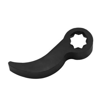 Imagem de YUANHAILI Cabeça adaptadora de chave de alavanca ultra compacta para espaços apertados - Ferramenta de cabeça adaptador de pé de cabra para reparo de carro, remoção de meio eixo de acionamento de 0,9