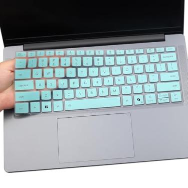 Imagem de i-Tensodo Capa de teclado para 2025 2024 Yoga Slim 7 14IMH9 14Q8X9 35.6 cm, Yoga Slim 7X 14Q8X9M 36.8 cm, Yoga Slim 7 15ILL9 39.6 cm Capa de teclado - HotBlue