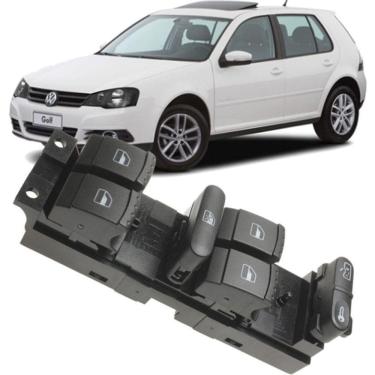 Imagem de Botao Interruptor Vidro Eletrico Golf Passat Bora 1999 2013