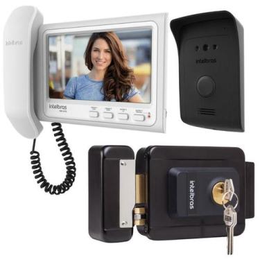 Imagem de Kit 1 Vídeo Porteiro Interfone Ivr 1070 Hs + 1 Fechadura - Intelbras