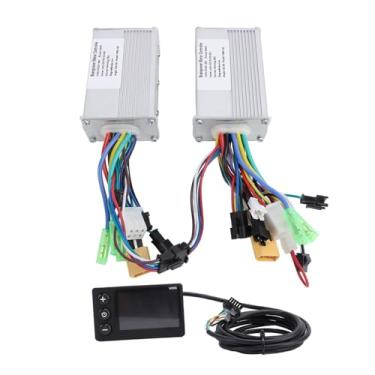 Imagem de Kit de Controlador de Motor Sem Escova 24-48V 500W 25A, Kit de Controlador de Acionamento Duplo Kit de Conversão de Bicicleta Elétrica à Prova de água para Scooter Elétrico