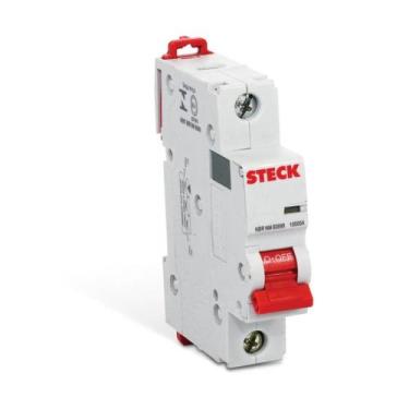Imagem de Disjuntor DIN Monopolar com Curva C de 16 Ampères - SDD61C16 - STECK