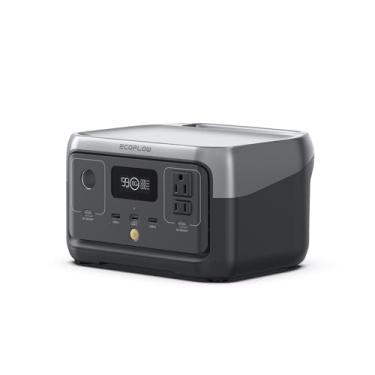 Imagem de EF ECOFLOW RIVER 2, 120V, central eléctrica portátil com baterias LiFePO4 de 256Wh/carregamento rápido em 1 hora, alimentação de emergência doméstica