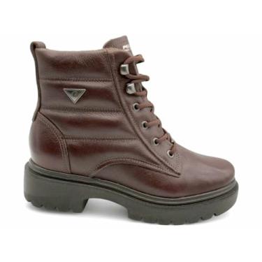 Imagem de Bota Coturno Pegada Tratorada em Couro 282402 | Tam 37