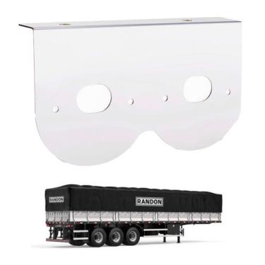 Imagem de Suporte Lanterna 2 Marias Randon 65mm Inox - DW Componentes