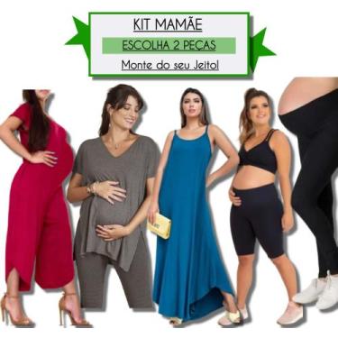 Imagem de Kit Roupas Para Gestantes Com Preço De Atacado Grávidas - Wild, Peças/