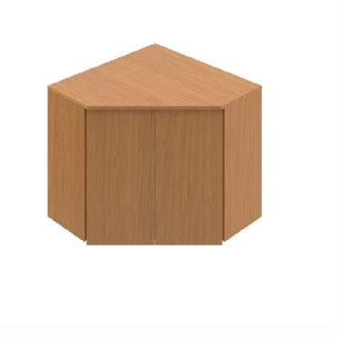 Imagem de Armário Aéreo Canto Obliquo 2 Portas Em MDF Florença Móveis Sul - Angelin