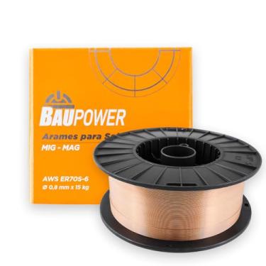 Imagem de Arame Solda Mig/mag 0,8mm 15kg, Er70s-6 - Baupower