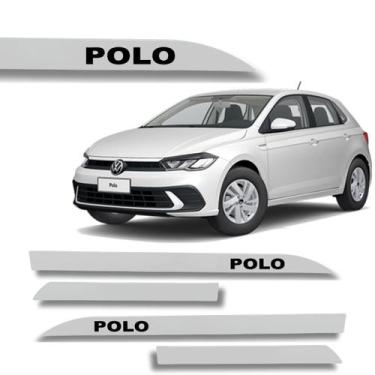 Imagem de Jogo Friso Lateral Polo Ponta de Faca com Grafia Cores Volks - Macall,