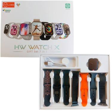 Imagem de Smartwatch Hw Watch X 46mm Chat Gpt Chamadas NFC 7 Pulserias