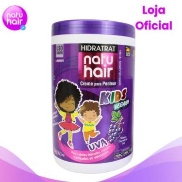 Imagem de Creme para pentear Kids Uva Natuhair 1KG - Antifrizz Definição Volume 