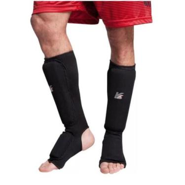 Imagem de Tornozeleira E Caneleira Protetora Luta Ee0066 Kanxa 1magnus, Preto, P