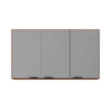 Imagem de Armário Aéreo Firenze 120cm 3 Portas 94331 Demóbile Amendola Touch E Nude