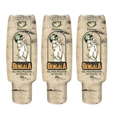 Imagem de Kit 3 Capitão Bengala Gel Prolongador 15g Sexy Fantasy