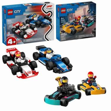 Imagem de Lego Carros de Corrida Formula 1 e Aprendizes no Kart
