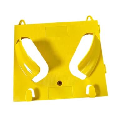 Imagem de FytStycale Organizador de Suporte para Capacete Montado, Prateleira Suspensa Resistente para Capacetes de Segurança, Suporte para Chapéu E Capacete para Sala de, Amarelo, Tamanho real