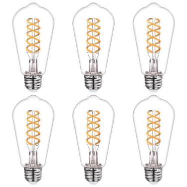 Imagem de Lâmpadas LED BORT Dimmable Edison 6W (equivalente a 60W) 2700K, pacote