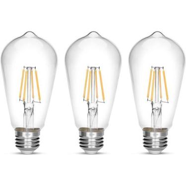 Imagem de Lâmpada LED NOTOC Vintage Edison 4W 4000K E26 450lm 120V Pacote com 3